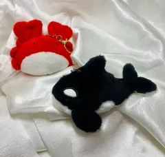 花とエアジョーダン1キーホルダーぬいぐるみ 2種