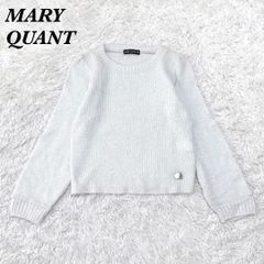 美品】 MARY QUANT ラメニット・セーター M パールブルー - メルカリ