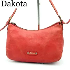 【良品】Dakota ハンドバッグ セミショルダーバッグ ヴィンテージ 赤色
