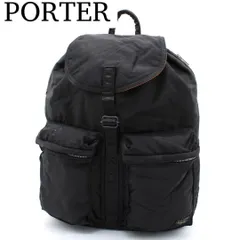【良品】PORTER TANKER リュックサック バックパック ナイロン 黒