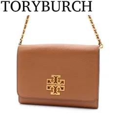 【極美品】Tory Burch ブリテン ショルダーバッグ 斜め掛け ブラウン