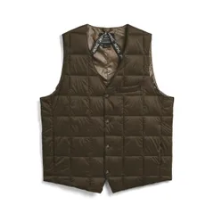 新品 [タイオン] メンズ Vネックボタン ダウンジレ 003