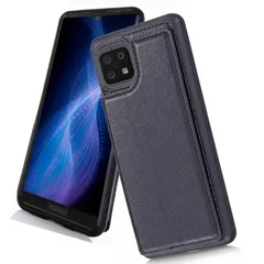 【特価セール】【Hbcnxny】ケース 手帳型 対応 sense4 lite basic/SH-41A sense5G SH-53A SHG03 スマホケース 耐衝撃 カードケース カード収納 手帳型ケース カバー オシャレ カード収納 背面（ブラック）センス