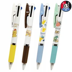 ポケモン ピカチュウナンバー25 ジェットストリーム 3C 0.5mm 3色 ボールペン 多色 速乾 黒赤青 ペン 筆記具 キャラクター かわいい