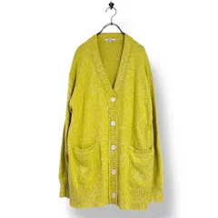フォロワー限定お得なクーポン配布中！ niko and ニコアンド 長袖カーディガン ニットカーディガン Vネック イエロー 黄色 Bigサイズ オーバーサイズ 無地 綿混 コットン アクリル レディース メンズ ユニセックス カジュアル 春服 秋服 羽織り