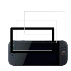 日本旭硝子素材製 対応 Switch 2 用の ガラスフィルム 強化ガラス 保護フィルム ガイド枠付き, 2枚セット
