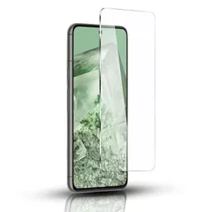 JACRON フィルム 用のGoogle Pixel8 ガラスフィルム ピクセル8 保護フィルム JACRON フィルム 用のGoogle Pixel 8 5G強化ガラス【日本製旭硝子製-1枚入り】自動吸着/硬度9H/貼り付け簡単/気泡ゼロ/指紋防止