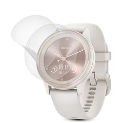 【アンチグレア 2枚入り】対応 Garmin(ガーミン) vivomove Sport用 保護フィルム 曲面対応 3D全面保護フィルム 反射防止 目に優しい 専用 アンチグレア フィルム 柔らかいTPU素材 GARMIN vivomove Sport 用 フィ