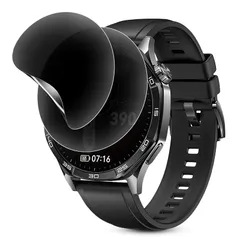 【新品】 【覗き見防止フィルム 2枚セット】 For HUAWEI WATCH GT 5 Pro 46mm専用 液晶保護フィルム 覗き見防止・キズ防止効果 非強化ガラスフィル ム 軟TPU素材 3D設計 でフィット感 気泡ゼロ・指紋防止 衝撃吸収・撥油・疎水性