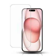 【新品】 iPhone 15 Plus/iPhone 15 Pro Maxガラスフィルム【日本製素材旭硝子製】極薄 高透過率 耐指紋 撥油性 2.5D ラウンドエッジ加工 硬度9H/高透過率/自動吸着【透明】スクリーン プロテクター iPhone15Plus 