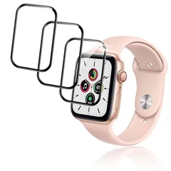 【新品】 Nutmeg【3枚セット】Apple Watch series SE 3（2025）/ SE 2（2023）/SE（2022）44mm / アップルウォッチ 6 / 5 / 4 / 3 用 ガラスフィルム 日本旭硝子製 保護フィルム 9H硬度 高 0