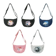 サンリオキャラクターズ刺繍ラウンドショルダーバッグ