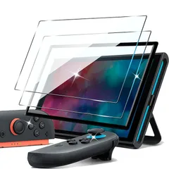 ｋａｗａｙｌＪＰ 【2枚セット】Switch 2 ガラスフィルム 日本旭硝子素材 硬度9H 耐衝撃 疎水疎油 指紋・汚れ防止 超高透過率 貼り付け簡単 保護フィルム Switch 2 強化ガラス