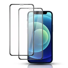 【新品】 JACRON フィルム 用のiPhone12 mini ガラスフィルム 全面保護 強化極細黒縁 硬度9H キズ防止 飛散防止 超薄型 指紋防止 日本製旭硝子 液晶 保護フィルム 気泡ゼロ 飛散防止 高感度 衝撃吸収 ラウンドエッジ加工 アイフォン