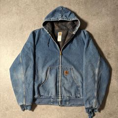 carhartt 2026 jp rigid denim jacket S - メルカリ