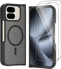 【1個+2枚セット】For Google Pixel 10 Pro Fold ケース(1個?MagSafe対応)+ガラスフィルム(2枚) Pixel 10 Pro Fold 対応 保護ケース Greerass ガラスフィルム付き 薄型 超軽量 耐衝撃 擦り傷防