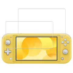 対応 Switch Lite 用の ガラスフィルム 日本旭硝子素材製 9H硬度強化ガラス 保護フィルム, 2枚セット
