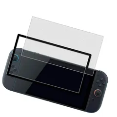 HUAKE アンチグレア Switch 2 適用 さらさら ガラスフィルム 強化ガラス 反射防止 サラサラ 保護フィルム【(1枚)ガラスフィルム ＋ガイド枠付き】