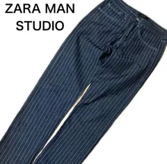 【美品‼️】ZARA MAN STUDIO テーパード クロップド ３８　デニム