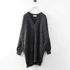 美品 ソイル SOIL ウールリネンVネックロングカーディガン＼ダークグレー ニット 羽織り【2400014828405】のサムネイル