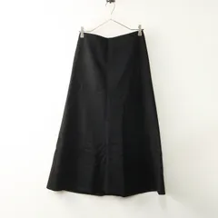 定価3.1万 2021AW ドゥーズィエムクラス Deuxieme Classe EVERYDAY I LIKE. フレアスカート 34＼ブラック ウールカシミヤ【2400014820294】のサムネイル