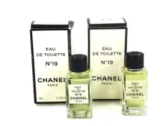 未使用　シャネル　CHANEL　No.19　オードトワレ　4ml/4.5ml　2本　サンプル品　ミニ香水　ミニボトル　送料無料