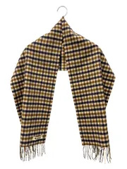 アクアスキュータム マフラー ベージュ カシミア チェック ITIPUIMYY7FU