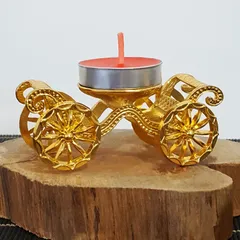 キャンドルホルダー キャンドルスタンド ゴールドの馬車 高級感 アルミニウム インテリア 装飾 パーティー リビング ダイニング オシャレ アンティーク調 寝室