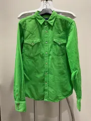 ポロ ラルフローレン コーデュロイ シャツ グリーン 6Y