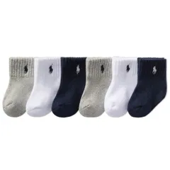 【新品】ラルフローレン ３色ソックス６足組