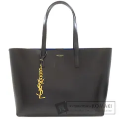 SAINT LAURENT サンローラン ロゴチェーン ハンドバッグ カーフ レディース [中古]