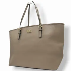 美品 マイケルコース MICHAEL KORS トートバッグ ショルダーバッグ ジェットセット トラベル A4収納可 自立可 ワンショルダー 大容量 PVC レザー ベージュ グレージュ ゴールド金具 ロゴプレート レディース 通勤 通学 鞄 カバン s87