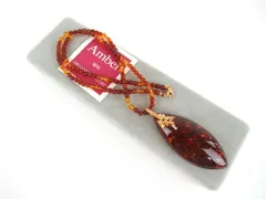 琥珀 アンバー 0.20Ct 0.20カラット ダイヤモンド K18 18金 ゴールド ペンダントネックレス ケース付き rk261