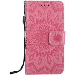 【新品】 GRATINA KYV48 手帳型 ケース かわいい スマホケース Android One S6カバー手帳型 アンドロイドワン S6ケース 手帳型 かわいい花柄 ストラップ付き 【LUCKY8】 財布型 カード収納 マグネット式 保護ケース 軽量 ス