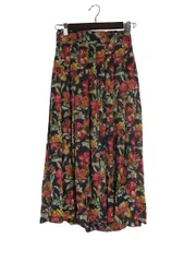コルディア CORDIER スカート プリーツ ロング 花柄  サイズ40  マルチカラー QQQ