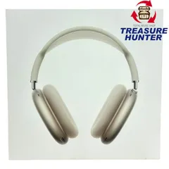 Apple Air Pods Max オーバーイヤー型 ワイヤレスヘッドフォン MWW53ZA/A スターライト アクティブノイズキャンセリング アップル【103077811006】