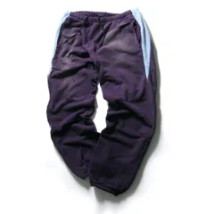 【新品】 NEEDLES ／ ニードルズ　ヴィンテージ加工 ダメージ加工 スウェットパンツ 日本製 2-TONE STRING SWEAT PANT - F. TERRY パープル 水色 Needles ｜ オールシーズン