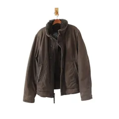 ABERCROMBIE & FITCH アバクロ 裏ボア ジャケット ADIRONDACK JACKET ブラウン系のカーキ S （w-2620117）