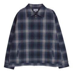 CALEE キャリー OMBRE CHECK SWINGTOP オンブレチェック スイングトップ ジャケット ブルゾン グレー系 XL【美品】【中古】