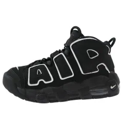 NIKE ナイキ 20AW 415082-002 AIR MORE UPTEMPO GS BLACK WHITE エア モア アップテンポ モアテン スニーカー ブラック系 24.0cm【中古】