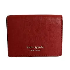 Kate spade(ケイトスペード) 3つ折り財布 - レッド レザー