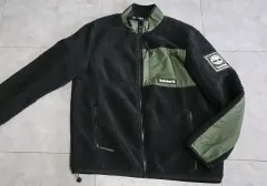 ティンバーランド ブラックカーキ フリース ジャケットL