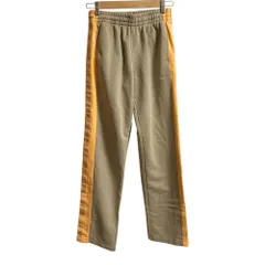 美品 DIESEL ディーゼル サイドライン スウェット トラックパンツ サイズXS ライトカーキ メンズ レディース 古着 中古 USED