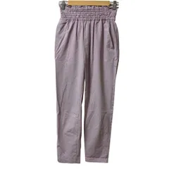 美品 23SS JOURNAL STANDARD ジャーナルスタンダード ナイロン ストレッチパンツ サイズ34 ライトパープル レディース 古着 中古 USED