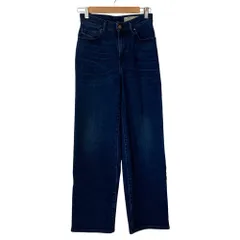 美品 DIESEL ディーゼル WIDEE ワイド ジョグジーンズ デニムパンツ W24-L32 ブルー レディース 古着 中古 USED