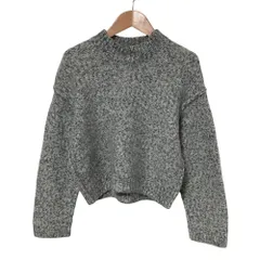 美品 A.P.C アーペーセー アルパカ ミックスニット セーター Sサイズ グレー レディース 古着 中古 USEDのサムネイル