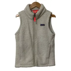 美品 Patagonia パタゴニア ロスガトスベスト 65490FA17 サイズL オフホワイト キッズ 古着 中古 USED