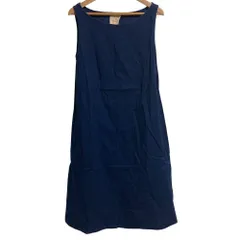 美品 Sybilla シビラ ノースリーブワンピース サイズM インディゴ レディース 古着 中古 USED