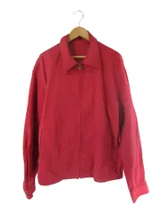 ジーユー GU ジャケット ジップアップ 無地 長袖 サイズS レッド QQQ