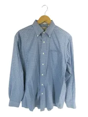 エルエルビーン L.L.BEAN カットソー シャツ 長袖 ボタン チェック マルチカラー サイズM QQQ